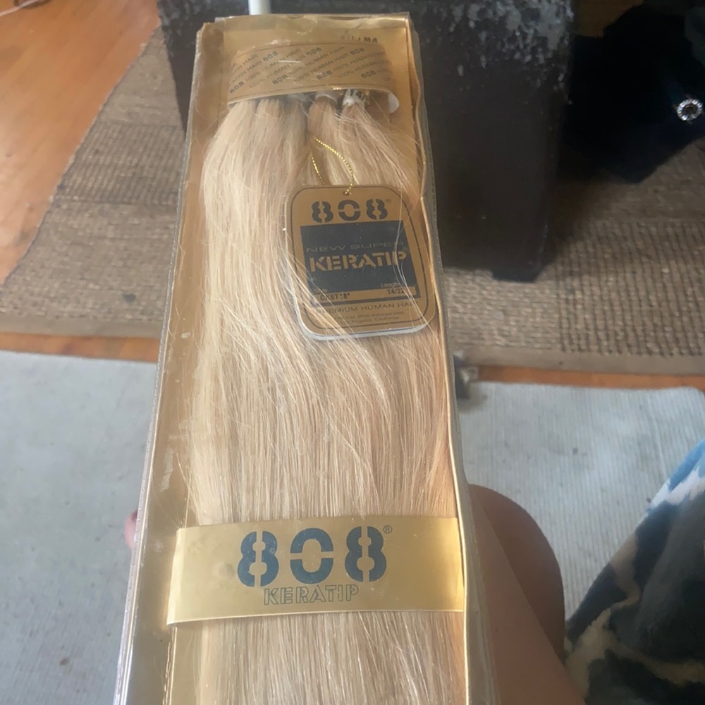 808 keratip blonde extensions BRAND NEW